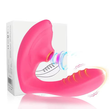 Vibrador y succionador 2 en 1